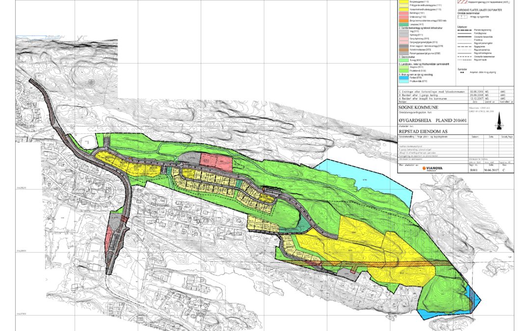 Områderegulering Øygardsheia – kommunestyrets vedtak opprettholdes